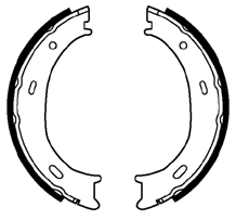 Jeu de mâchoires de frein ABTEX ABS4035