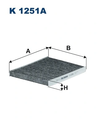 Filtre, air de l'habitacle FILTRON K 1251A