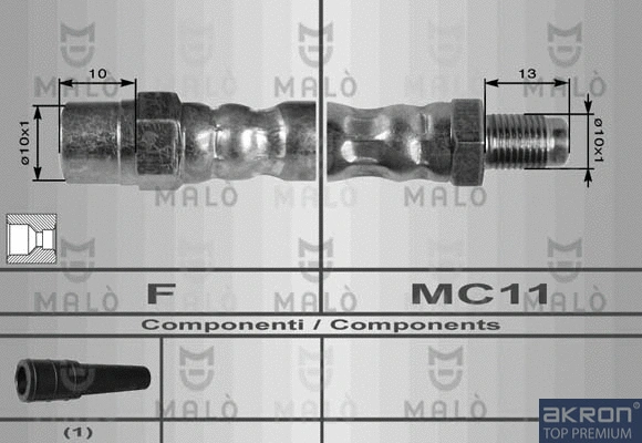Flexible de frein AKRON-MALÒ 8457