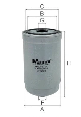 Filtre à carburant MFILTER DF 3570