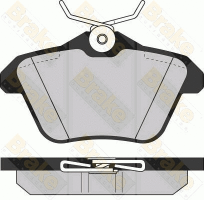 Kit de plaquettes de frein, frein à disque Brake ENGINEERING PA1236