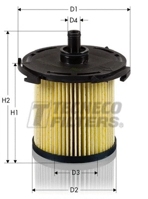 Filtre à carburant TECNECO FILTERS GS2009E