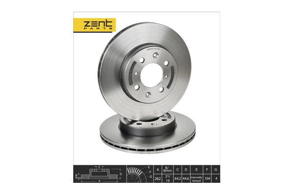 Disque de frein ZentParts Z06048