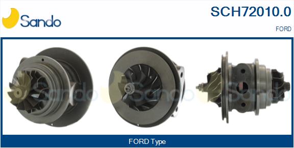 Groupe carter, turbocompresseur SANDO SCH72010.0