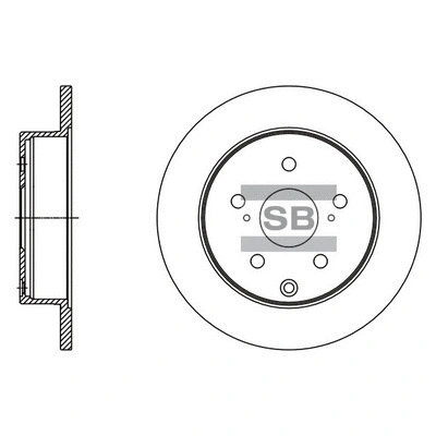Disque de frein Hi-Q SD4094