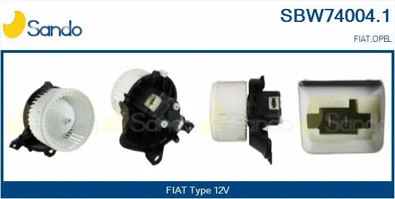 Pulseur d'air habitacle SANDO SBW74004.1