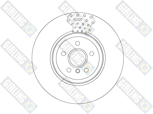 Disque de frein GIRLING 6066055