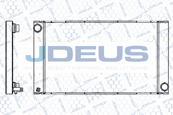 Radiateur, refroidissement du moteur JDEUS M-005023A