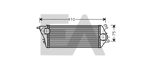 Refroidisseur d'air de suralimentation EACLIMA 36A07026