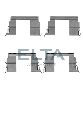 Kit d'accessoires, plaquette de frein à disque ELTA AUTOMOTIVE EA8734