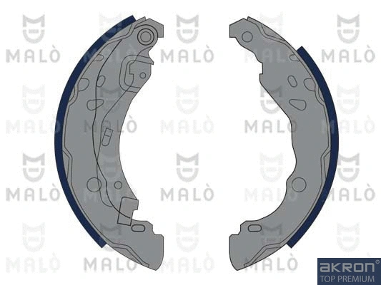 Jeu de mâchoires de frein AKRON-MALÒ 1390245