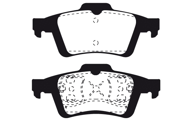 Kit de plaquettes de frein, frein à disque Technika 02186