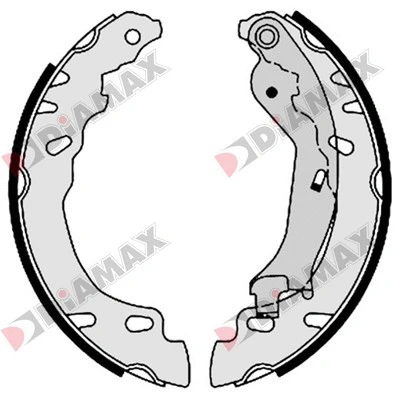 Jeu de mâchoires de frein DIAMAX N01338