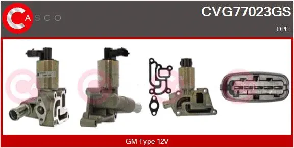 Vanne EGR CASCO CVG77023GS