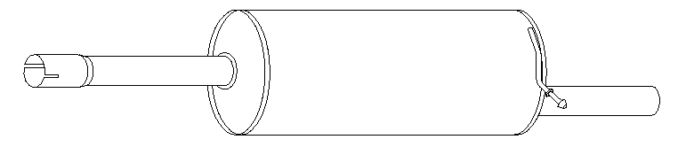 Silencieux arrière Vellerand 14454