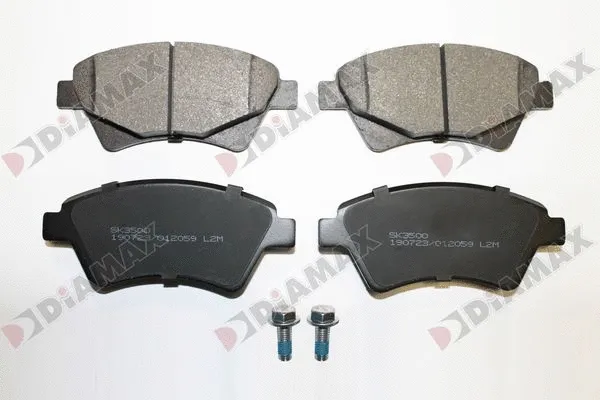 Kit de plaquettes de frein, frein à disque DIAMAX N09908