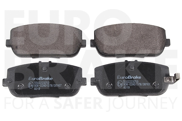 Kit de plaquettes de frein, frein à disque EUROBRAKE 5502223253