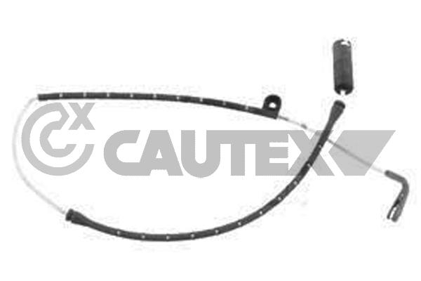 Contact d'avertissement, usure des plaquettes de frein CAUTEX 755109