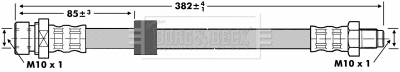 Flexible de frein BORG & BECK BBH6987