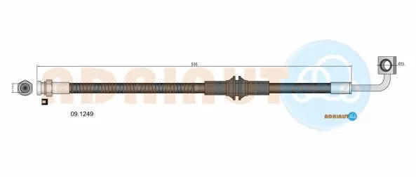 Flexible de frein ADRIAUTO 09.1249