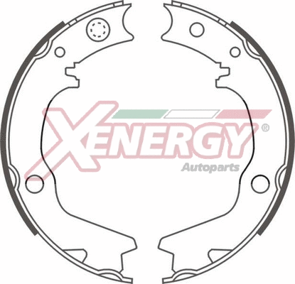 Jeu de mâchoires de frein AP XENERGY X50478