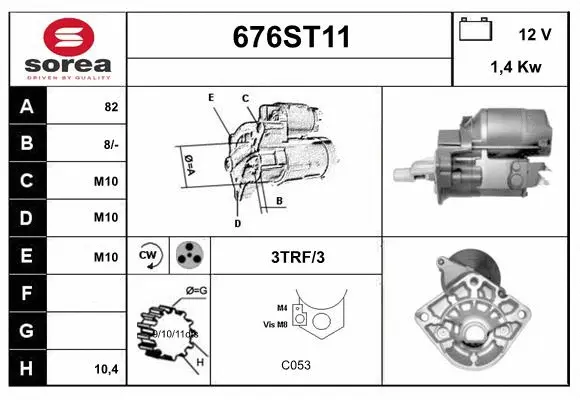 Démarreur STARTCAR 676ST11