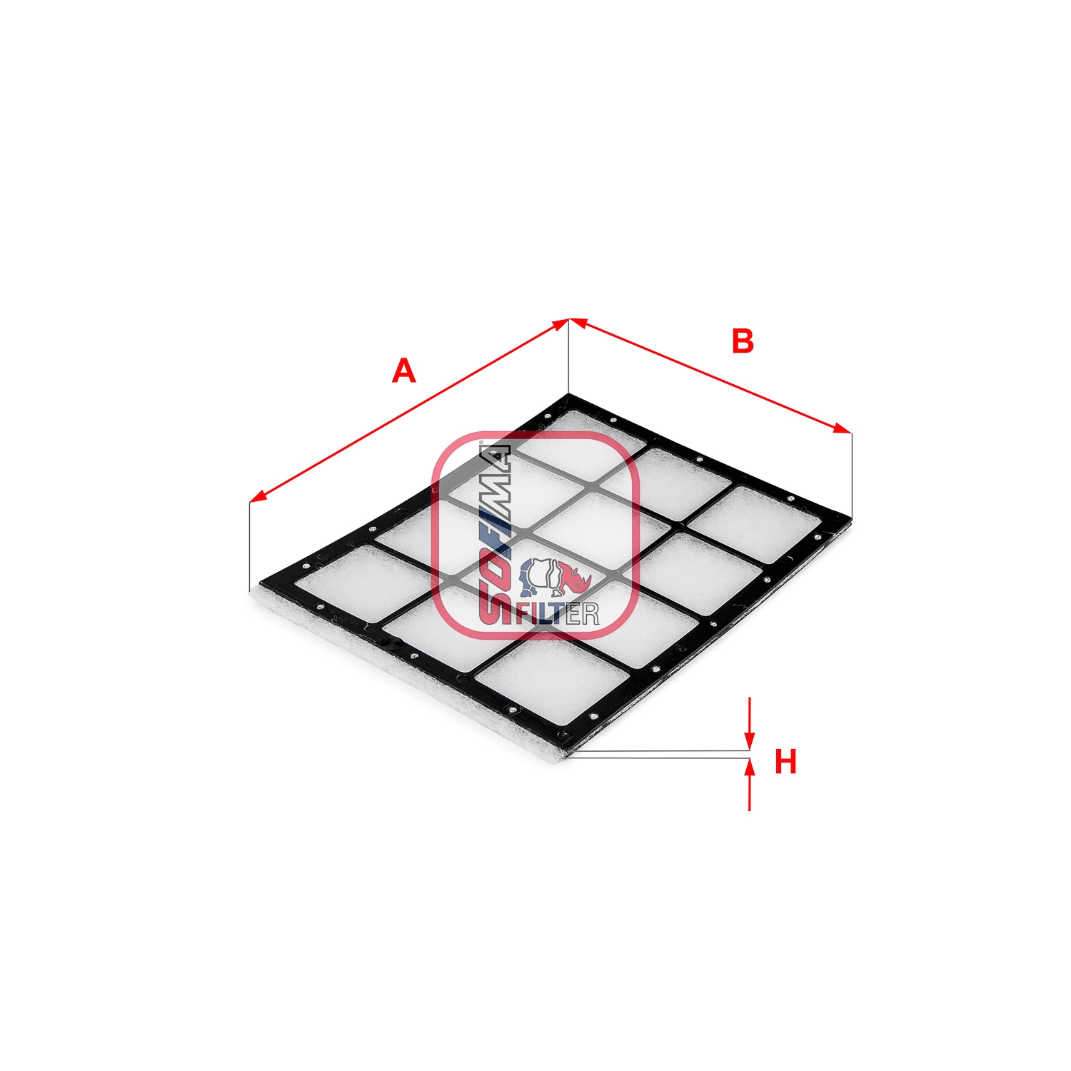 Filtre, air de l'habitacle SOFIMA S 3317 C