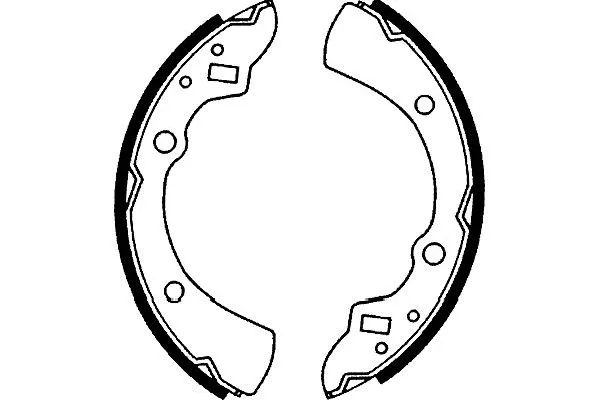 Jeu de mâchoires de frein KAVO PARTS KBS-5415
