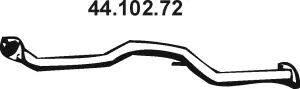 Tuyau d'échappement EBERSPÄCHER 44.102.72