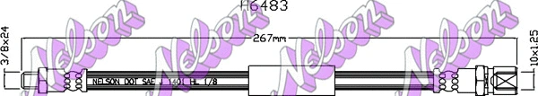 Flexible de frein BROVEX-NELSON H6483