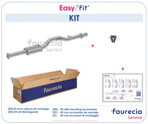 Silencieux avant Faurecia FS75264