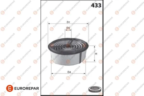 Filtre à air EUROREPAR 1682256880