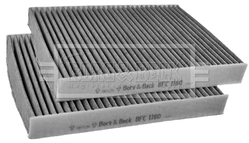 Filtre, air de l'habitacle BORG & BECK BFC1160