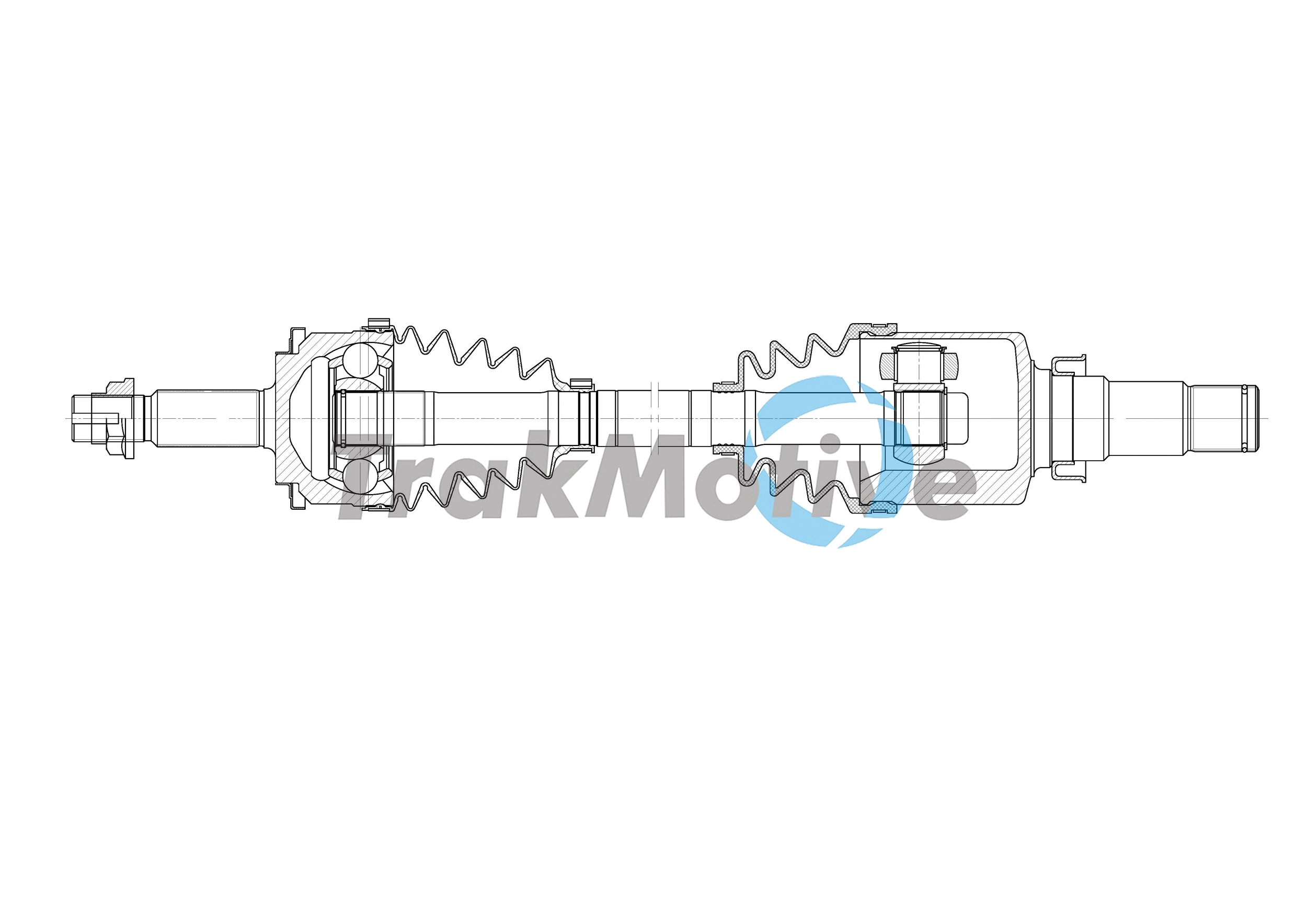 Arbre de transmission TrakMotive 30-2040