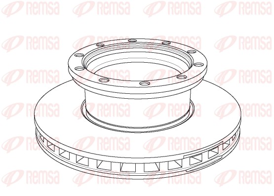 Disque de frein REMSA NCA1144.20