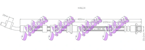 Flexible de frein BROVEX-NELSON H4614