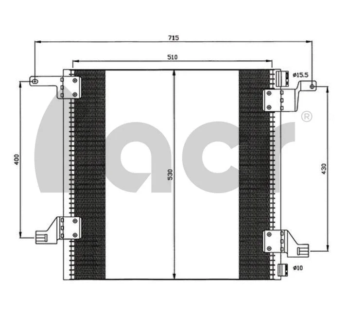 Condenseur, climatisation ACR 300583