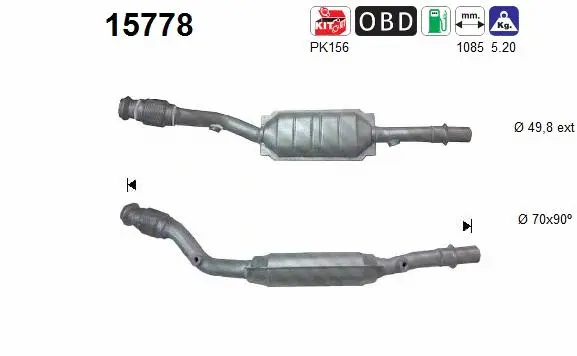 Catalyseur AS 15778
