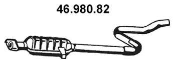 Silencieux central EBERSPÄCHER 46.980.82