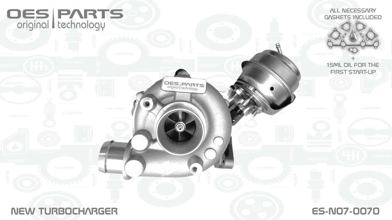 Turbocompresseur, suralimentation OES PARTS ES-N07-0070