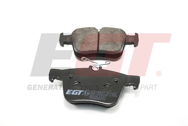 Kit de plaquettes de frein, frein à disque EGT 322186EGT