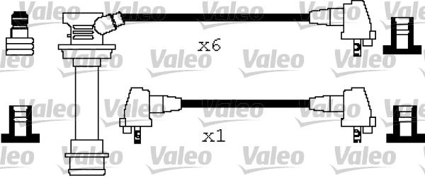Kit de câbles d'allumage VALEO 346200