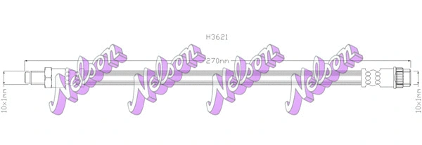 Flexible de frein KAWE H3621