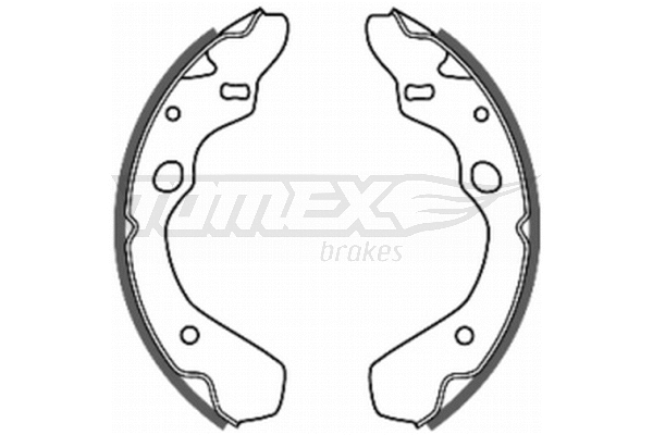 Jeu de mâchoires de frein TOMEX Brakes TX 20-38