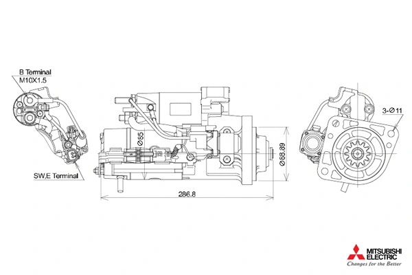 Démarreur KUTNAK AUTOMOTIVE 723452/M