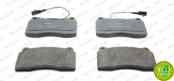 Kit de plaquettes de frein, frein à disque FERODO FDB1334