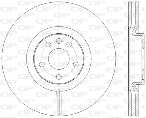 Disque de frein OPEN PARTS BDR2826.20