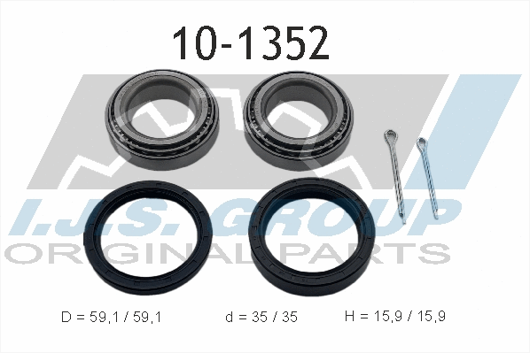 Kit de roulements de roue IJS GROUP 10-1352
