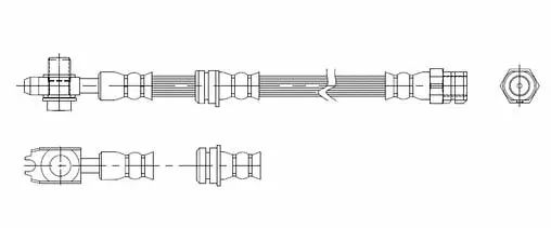 Flexible de frein Technika 49261