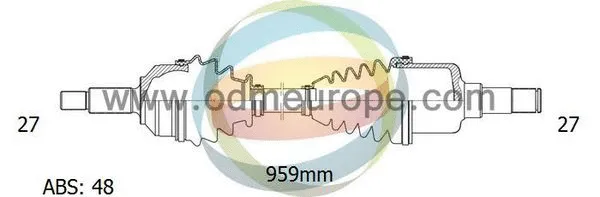 Arbre de transmission 4X4 ESTANFI EST-18-122221